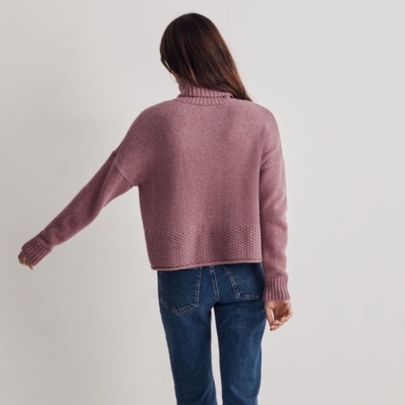 Cozy Madewell Soft Wool Blend Turtleneck Sweater Size S - Picture 2 of 7